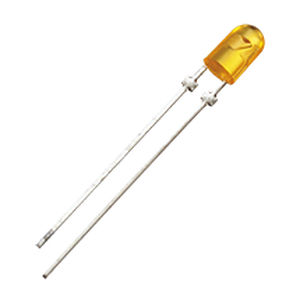 Colored LED - 3mm - Liteon - oval / through-hole / high-brightness