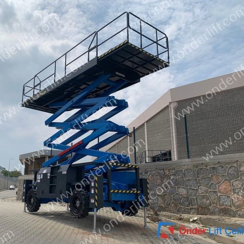 Mobile scissor lift - MDP-RT series - ONDER GRUP MAKİNE - diesel / rough terrain