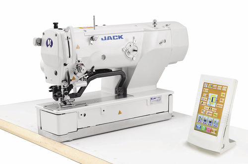 Double chain stitch sewing machine - Jack JK-T1790B - Elestar - twin-needle / fabric / fixed
