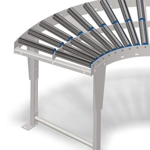 Roller conveyor - CR90-CR123 - Matrex - curved / for materials handling / transfer