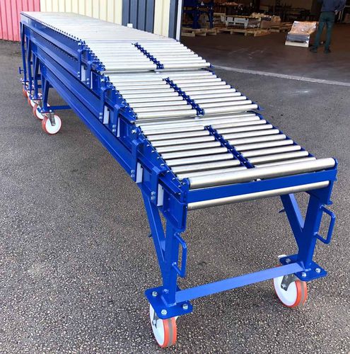 Roller conveyor - TRG - Matrex - loading / unloading / telescopic
