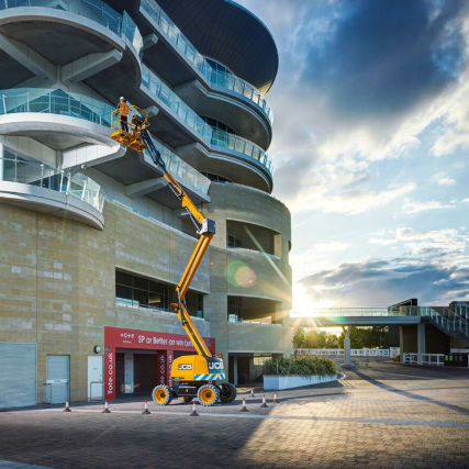 Mobile articulated boom lift - A45E - JCB - wheeled / wheel-mounted / self-propelled