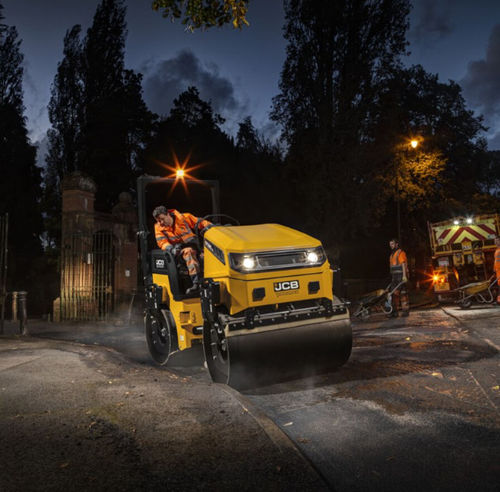 Tandem road roller - CT430-140 - JCB - vibrating / manual