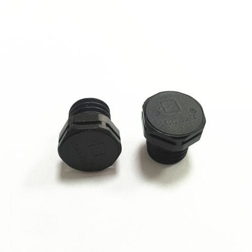 Non-threaded end cap - NPT 1/2 - Shenzhen Milvent Technology Co.,Ltd - cylindrical / plastic