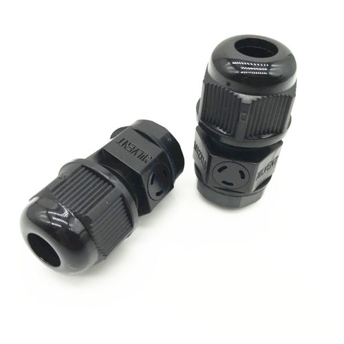 Plastic cable gland - MIV-CA12B - Shenzhen Milvent Technology Co.,Ltd - IP68 / straight / threaded