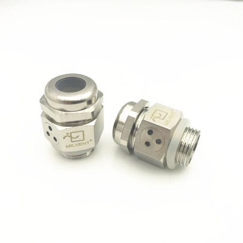 Metal cable gland - MIV-MCA16 - Shenzhen Milvent Technology Co.,Ltd - IP68 / IP66 / threaded