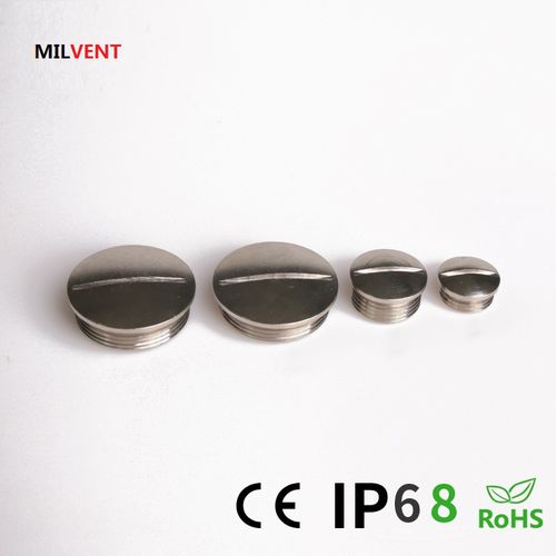 Round plug - MIV-RSBSP - Shenzhen Milvent Technology Co.,Ltd - threaded / nickel-plated brass / protection