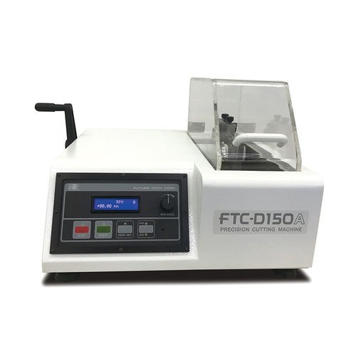 Rotary blade cutting machine - FTC-D150A - FUTURE TECH - for metal / for ceramics / sample