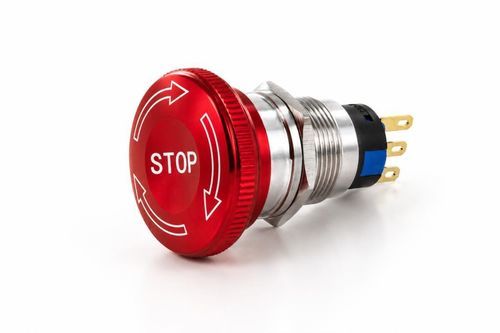 Emergency stop push-button switch - K-MAX - TactHill by Kynoppe - mushroom / IP66 / IP65