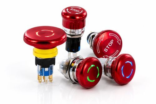 emergency stop push-button switch - TactHill by Kynoppe
