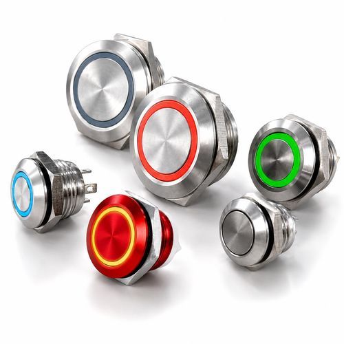 Vandal-proof push-button switch - TactHill by Kynoppe - touch / rugged / IK 10