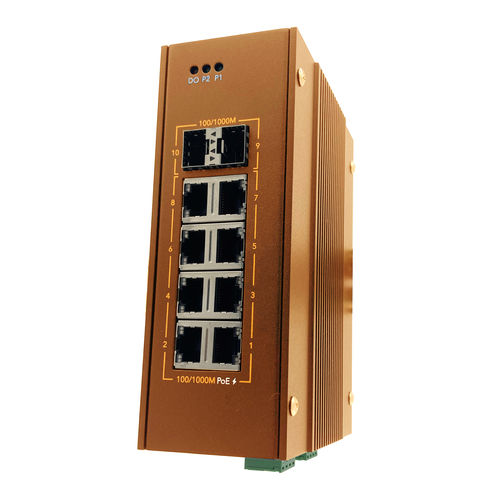 PoE ethernet switch - DP410L-LV - WoMaster - managed / 10 ports / layer 2