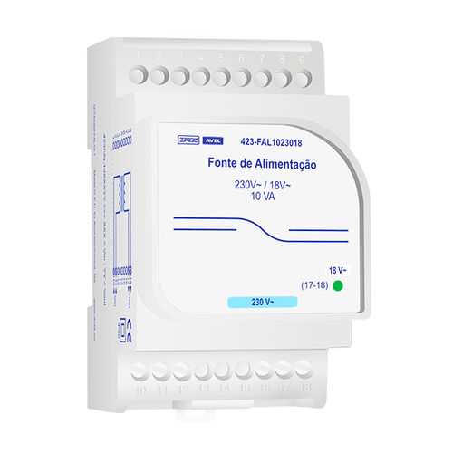 DIN rail power supply - 423FAL10 series - Avel - AC/AC / modular