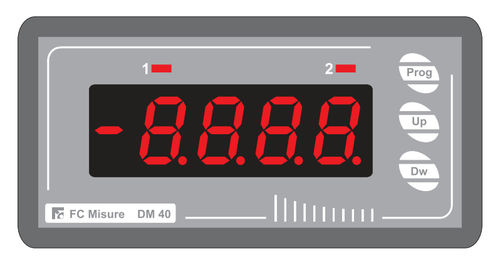 Process indicator - 48 x 96 mm, 3 VA | DM 40 - F.C. Misure - digital / panel-mount