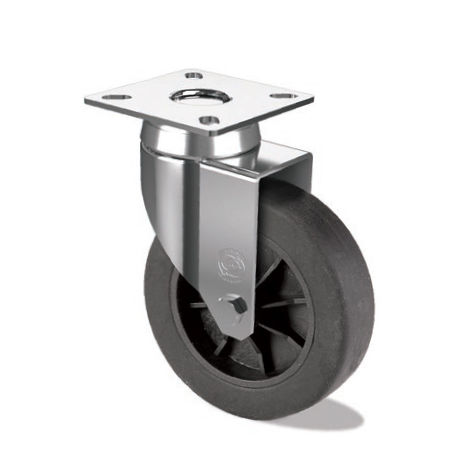 Swivel caster - FG S5X GP  - Tecno Ruote Group Srl - base plate / light-duty / for furniture