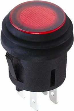 Spring push-button switch - KF series - CHERRY - sealed / momentary / electromechanical