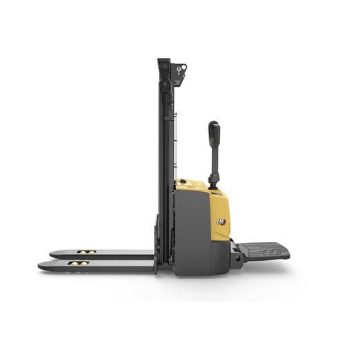 Electric stacker truck - NSP10-16N3   - Cat Lift Trucks - walk-behind / 24 V / for warehouse
