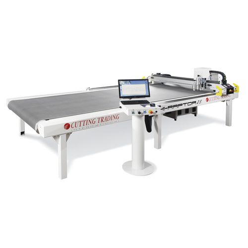 Knife cutting machine - RAPTOR HI 2.5  - Cutting Trading International SRL - textile / for composite materials / CNC