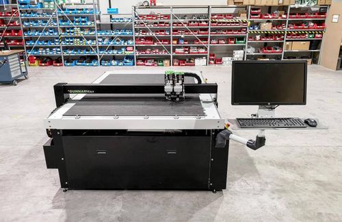 Blade cutting machine - NOVEX DÉCOR - GUNNAR AG - for aluminum / for foam / for fabrics
