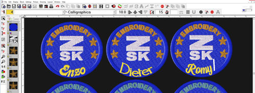 Editing software - BasePac 10 - ZSK Technical Embroidery Systems - data exchange / industrial / industrial
