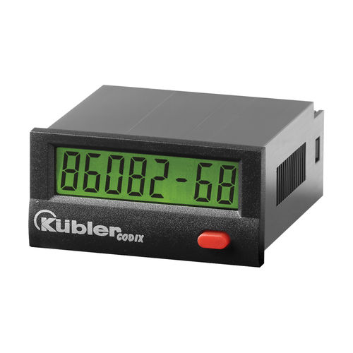 Hour counter - Codix 134 - KÜBLER GmbH - 7-digit / electronic / panel-mount
