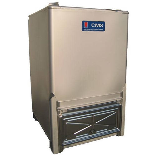 Food tank - TOTESYSTEM® - CMS Conteneurs Manutention Stockage - powder / stainless steel / rectangular