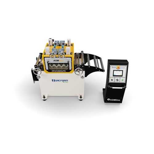 Compact press feeder - RMS-9 MODEL Servo Feeders with Straightener  - SACFORM / AGMline - with straightening device