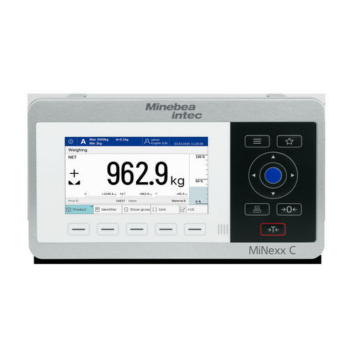Digital weight indicator - MiNexx® C - Minebea Intec GmbH - with touchscreen / benchtop / wall-mount