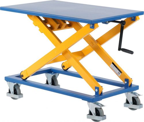 Simple scissor lift table - 516009900 - WHIPTRUCK - manual / mobile / roller