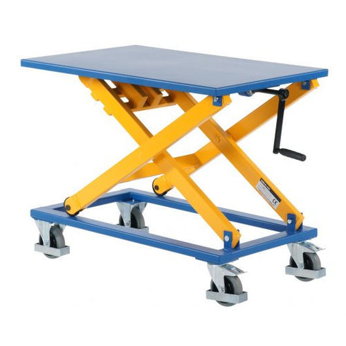 Simple scissor lift table - 516009901 - WHIPTRUCK - hydraulic / mobile / roller