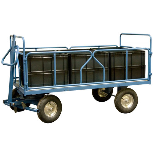 Container trailer - 870007137  - FIMM - for industrial materials / 2-axle / towed