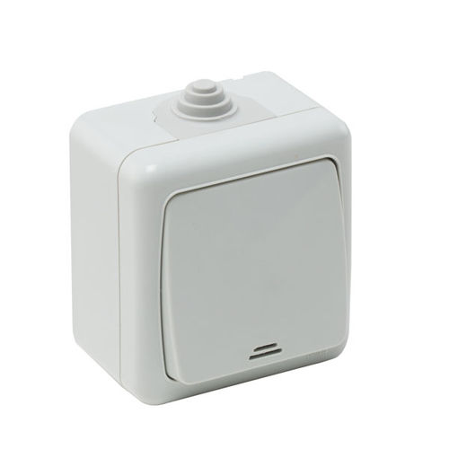 Rocker switch - 40500405 - Mete Enerji - single-pole / IP44 / illuminated