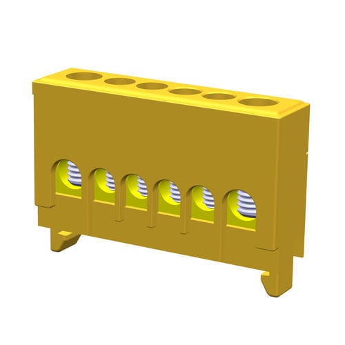 Busbar terminal block - 2990308 - Mete Enerji - screw connection / grounding / insulated
