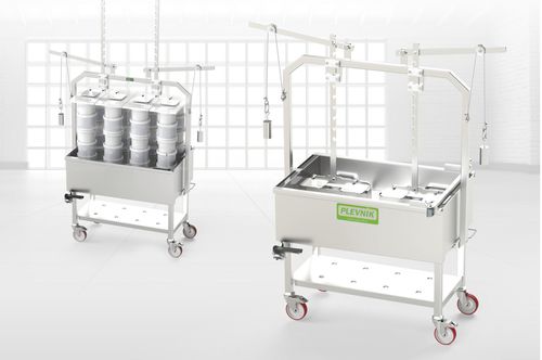 Vertical cheese press - MOS 50 - Plevnik D.O.O. Engineering and production - mechanical / stainless steel