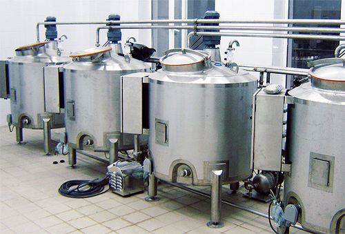 Heating vessel - C. van't Riet Dairy Technology BV - for control / fermentation / stainless steel