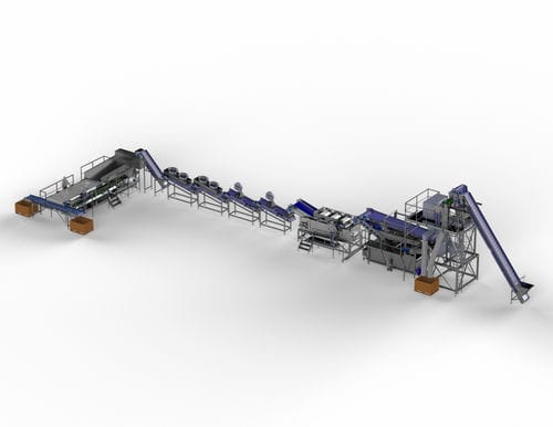 Processing line for the food industry - Sweere - Food Processing Equipment BV - green beans