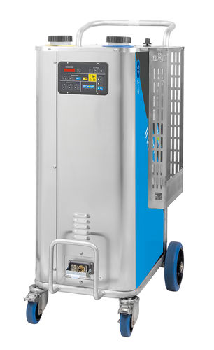 Three-phase steam cleaner - STEAM BOX INDUSTRIAL - Tecnovap - with tank / stainless steel / mobile