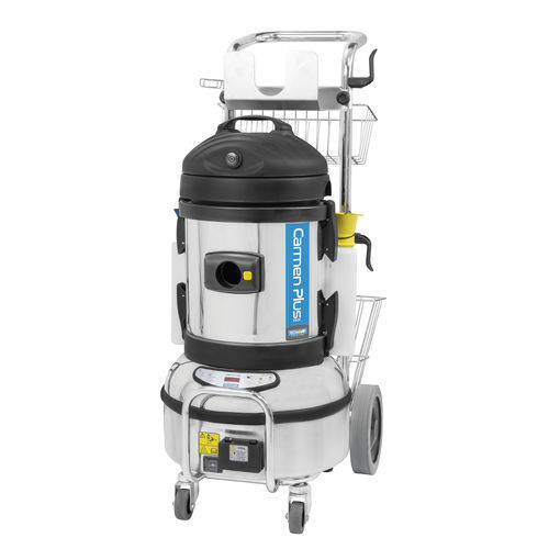 Single-phase steam cleaner - CARMEN PLUS INOX - Tecnovap - with tank / suction / stainless steel