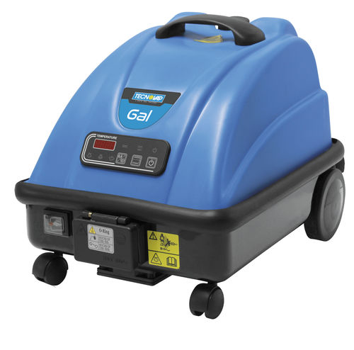 Single-phase steam cleaner - GAL - Tecnovap - manual / stainless steel / mobile