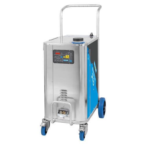 Three-phase steam cleaner - BACCHUS PRO - Tecnovap - with tank / manual / stainless steel