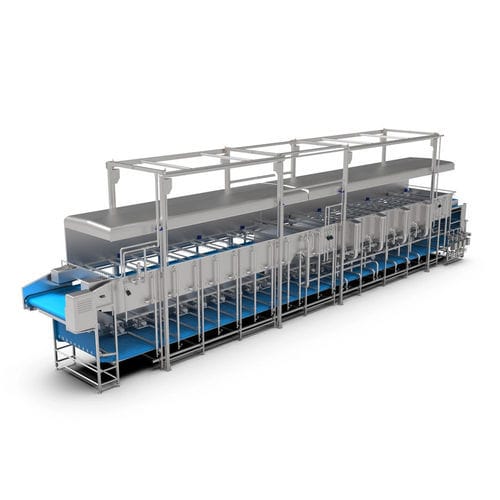 Vegetable blancher - Constructie Bruynooghe N.V. - fruit / for the food industry / steam