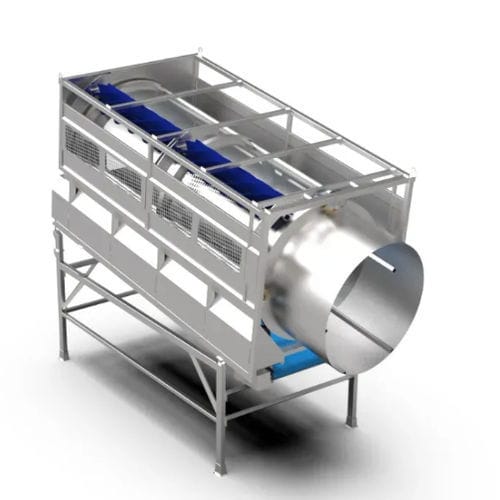 Spinach food cleaning machine - Constructie Bruynooghe N.V. - belt / drum
