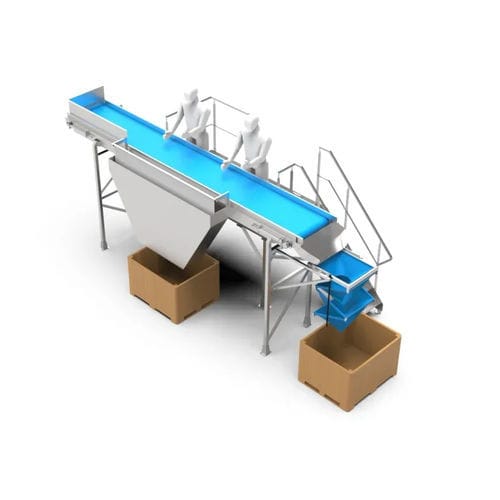 Food inspection table - Constructie Bruynooghe N.V. - roller