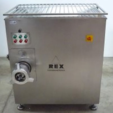 Industrial meat mincer - AW 130 - Düker - Rex Fleischereimaschinen GmbH - fresh meat / floor-standing / 380V three-phase