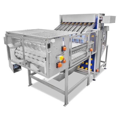 Potato slicing machine - HALVER - Eillert B.V. - automatic / knife / 400V three-phase