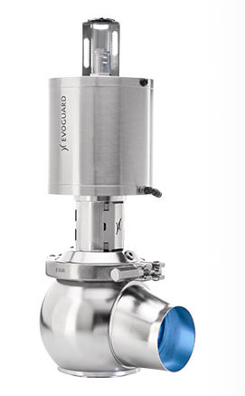 Plug valve - SA - Evoguard GmbH - pneumatic / shut-off / for liquid food products and beverages