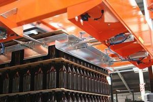 Depalletizer for the food and beverage industry - Hermis, JSC - for boxes / for cans / for glass bottles