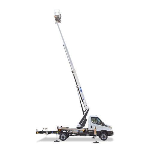 Truck-mounted telescopic boom lift - B-LIFT 18 - cte - combustion engine / outdoor / for multiple applications