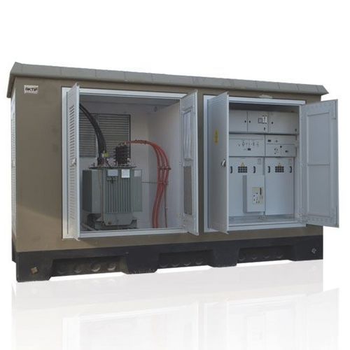 Power distribution substation - SMK Series - Aktif Muhendislik Dis Tic. AS. - for medium-voltage transformers / outdoor / compact