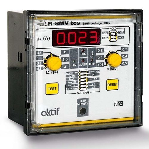 Earth-leakage protection relay - ELR Series - Aktif Muhendislik Dis Tic. AS. - current / DIN rail / flush-mount
